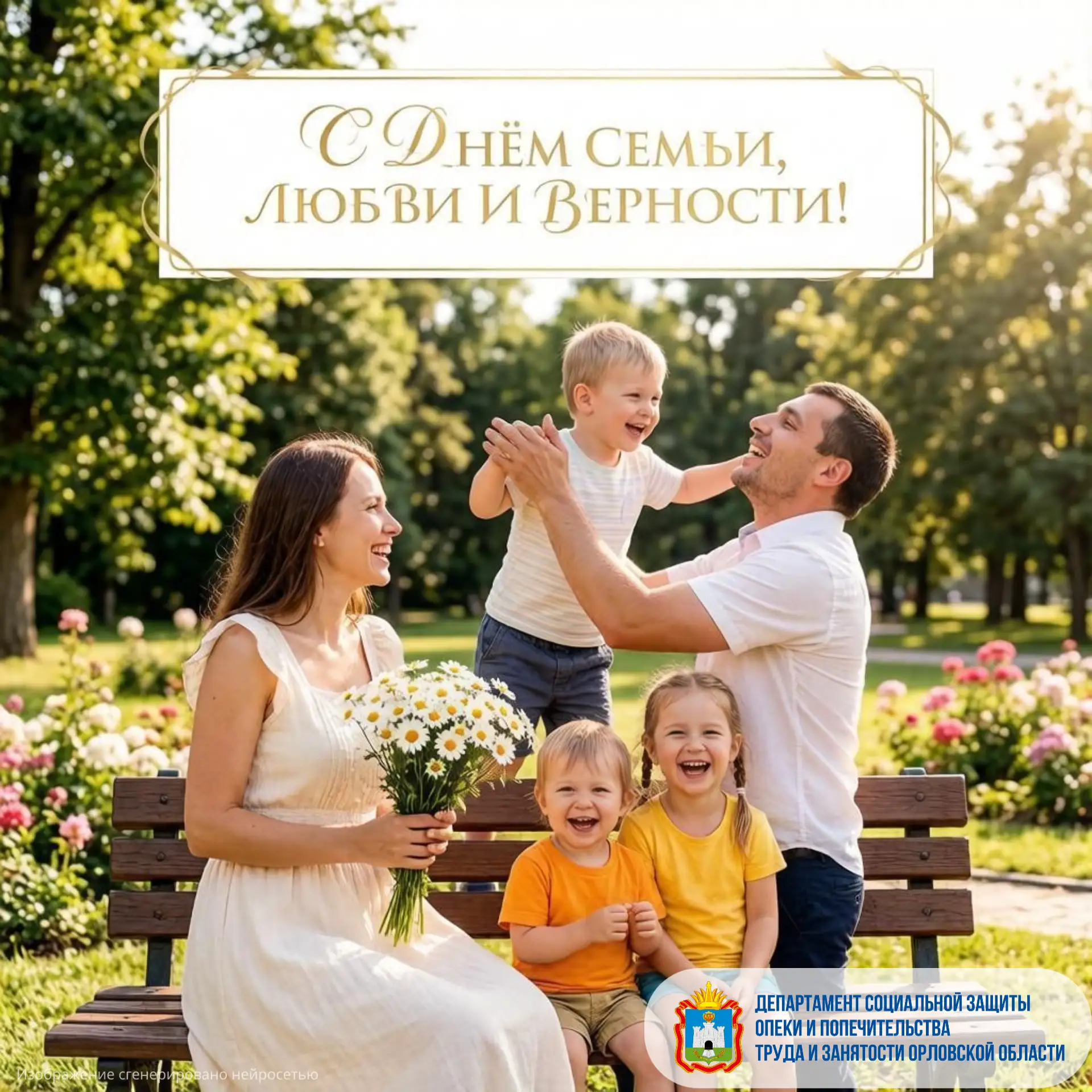 🌼 С Днем семьи, любви и верности!