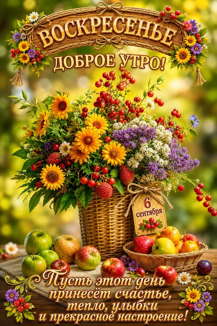 🌞🎉 Чудесного утра! Везения и хорошего настроения!