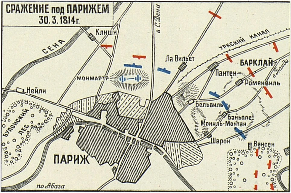 19 (31) марта 1814 г. Русские войска вступили в Париж.