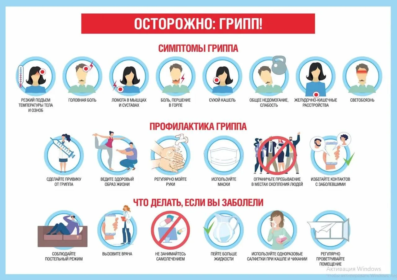 Врачи напомнили, как не подхватить грипп этой осенью