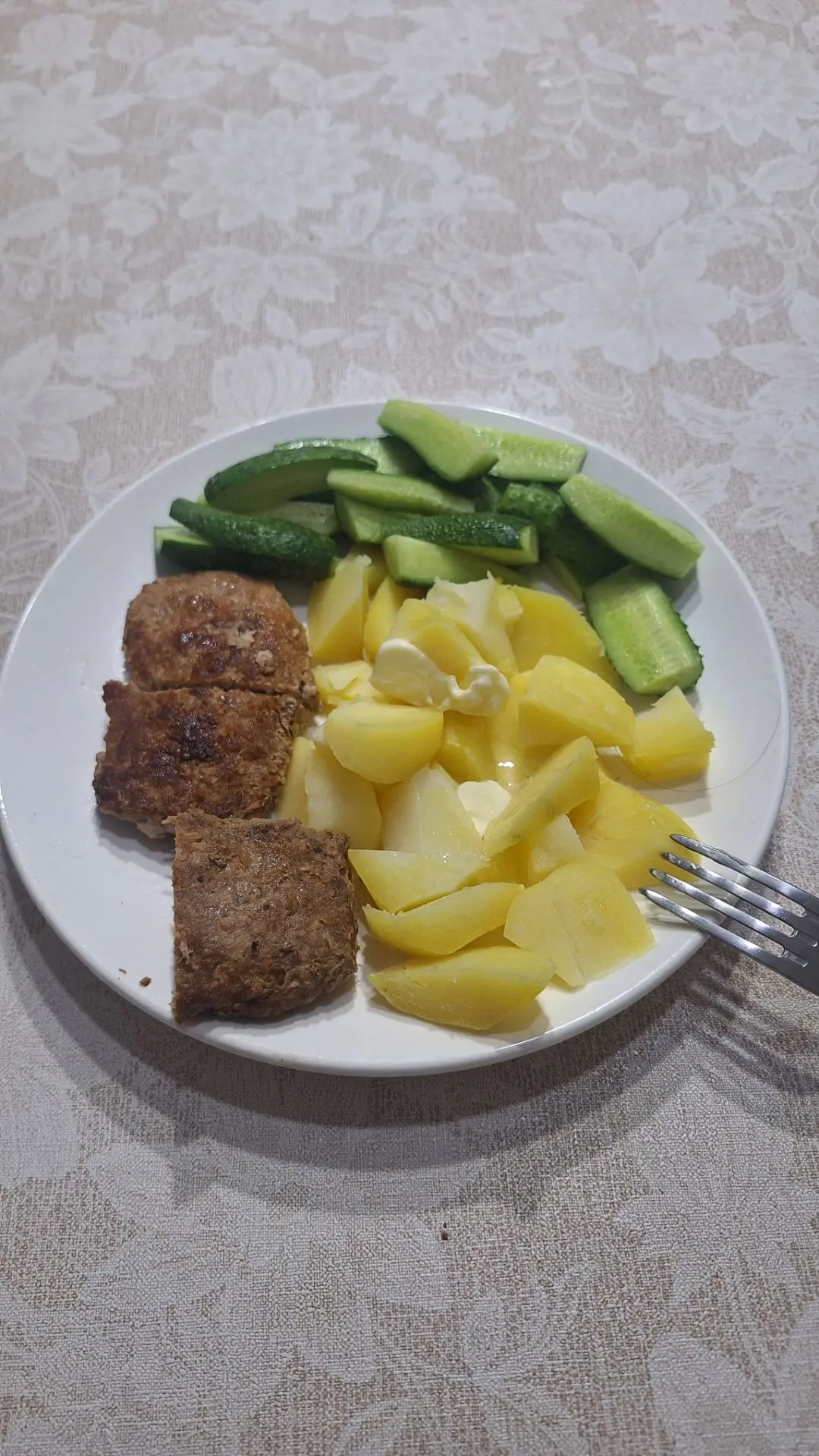 Очень вкусненько поужинала 😋