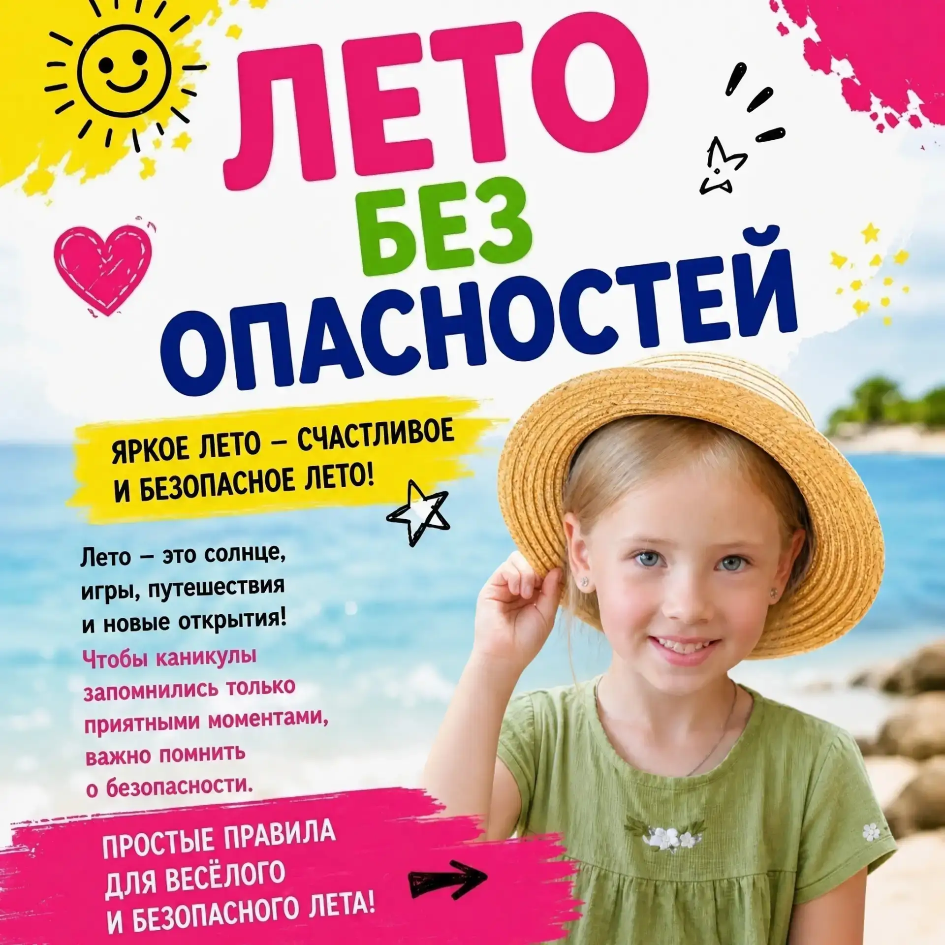 ☝️Не перестаём напоминать о правилах безопасности нашим детям. Ведь впереди ещё целый м...