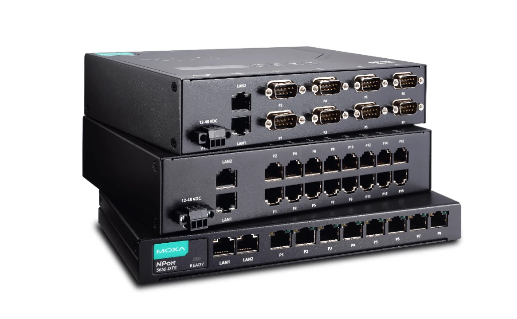 Moxa NPort 5600-DT-G2: новое поколение многопортовых серверов последовательных интерфей...