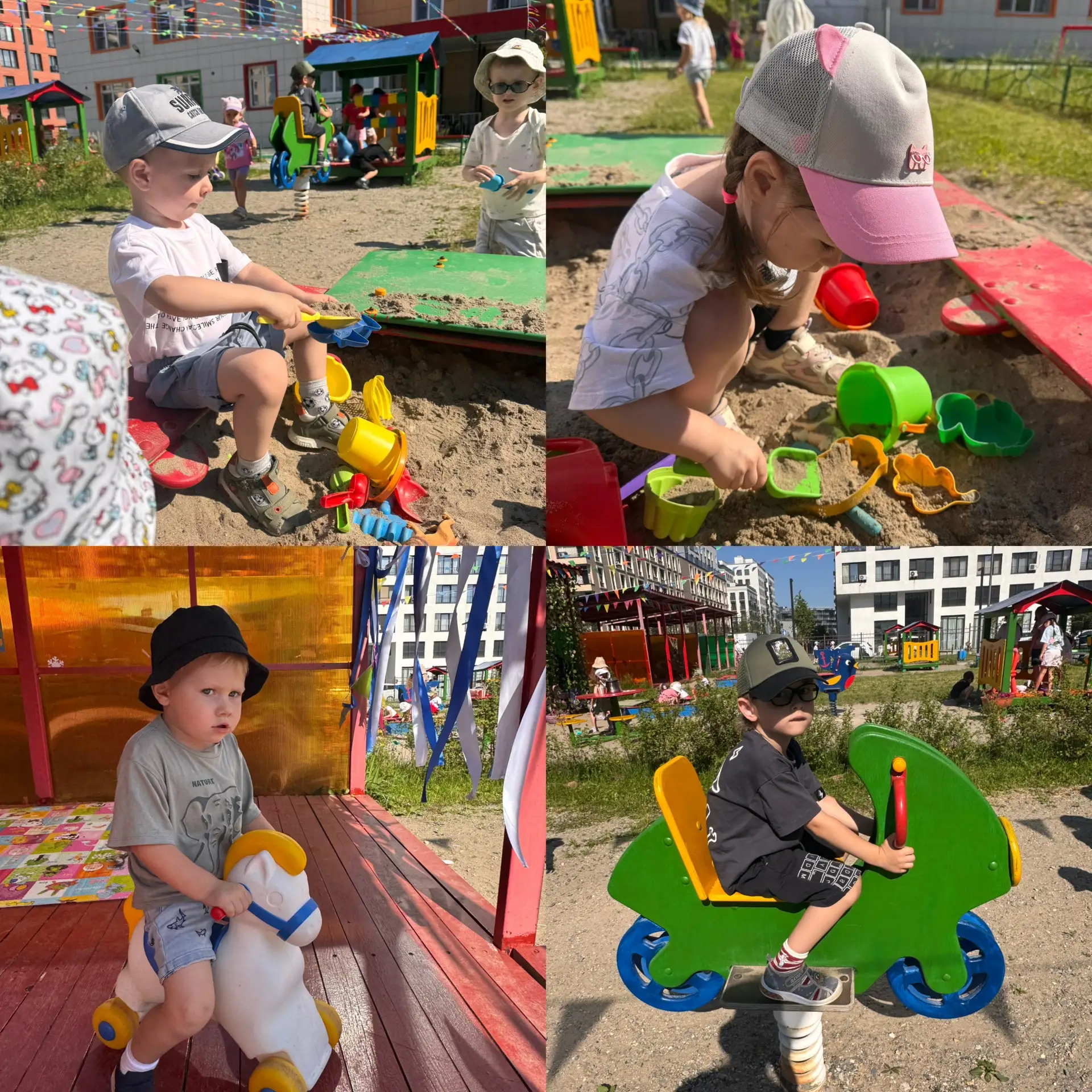 Солнце яркое сияет,
Лето в гости приглашает☀️
На прогулку мы пойдём,
В садике цветы сорвём🌷

Будем 