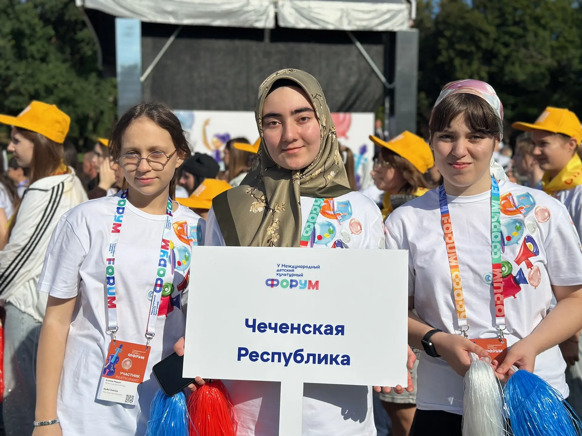 Наурская детская школа искусств представила Чеченскую Республику на Международном детск...