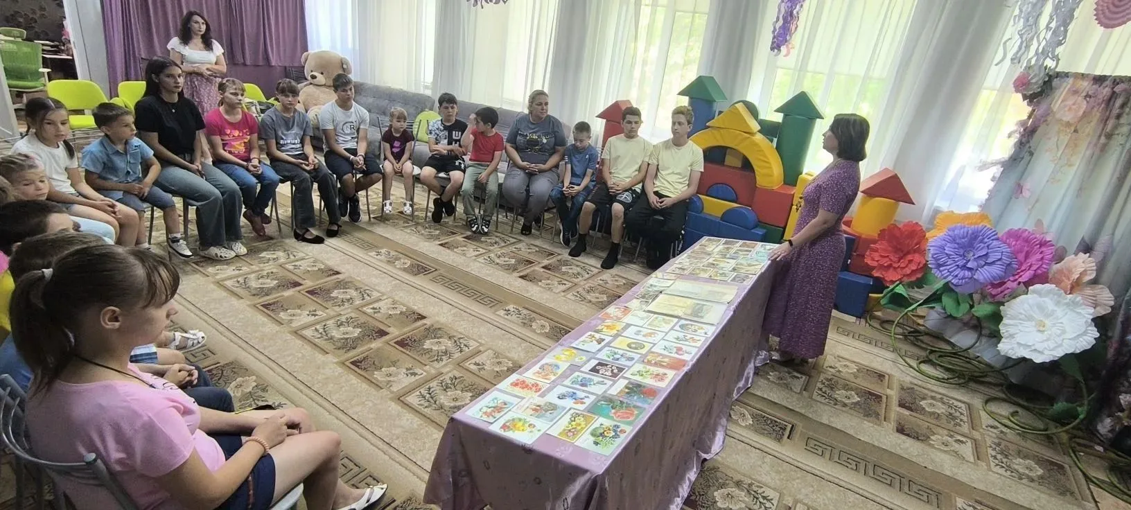 Совместное мероприятие с сотрудниками музея города Харцызска "День российской почты: путешествие в м