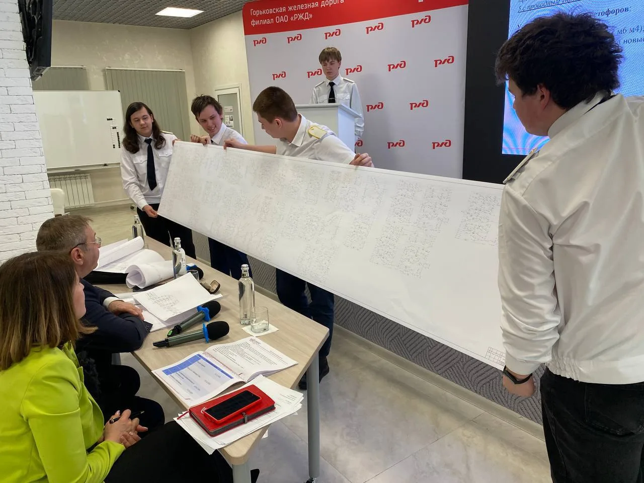 🚀 Студенты НИПС представили проекты руководству Горьковской железной дороги  13 марта в Горьковском 