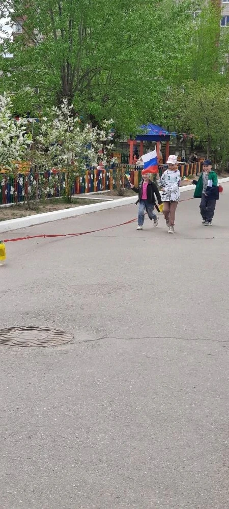 В детском саду состоялся легкоатлетический забег детей подготовительных групп, а также ...
