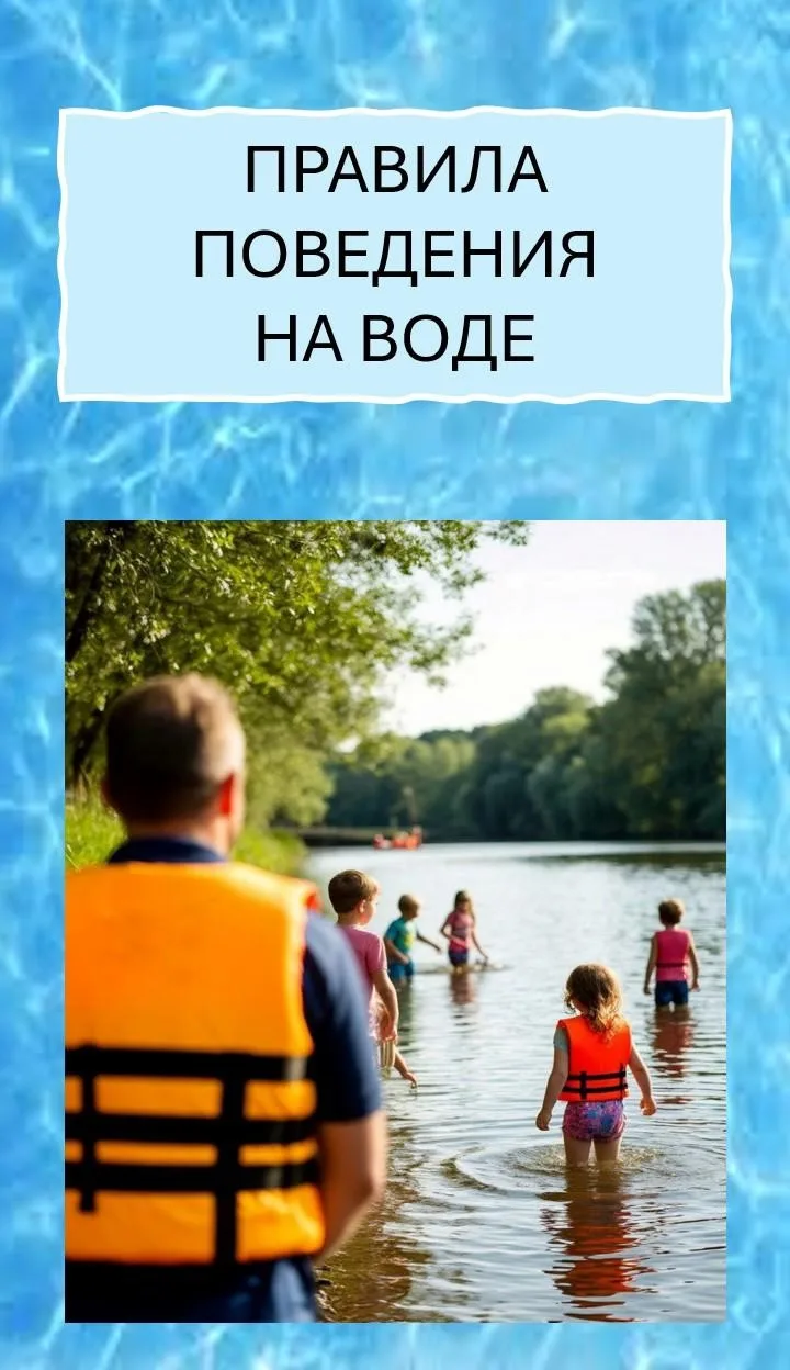 🏖 Отдыхая у водоёмов, помните о правилах безопасности на воде.