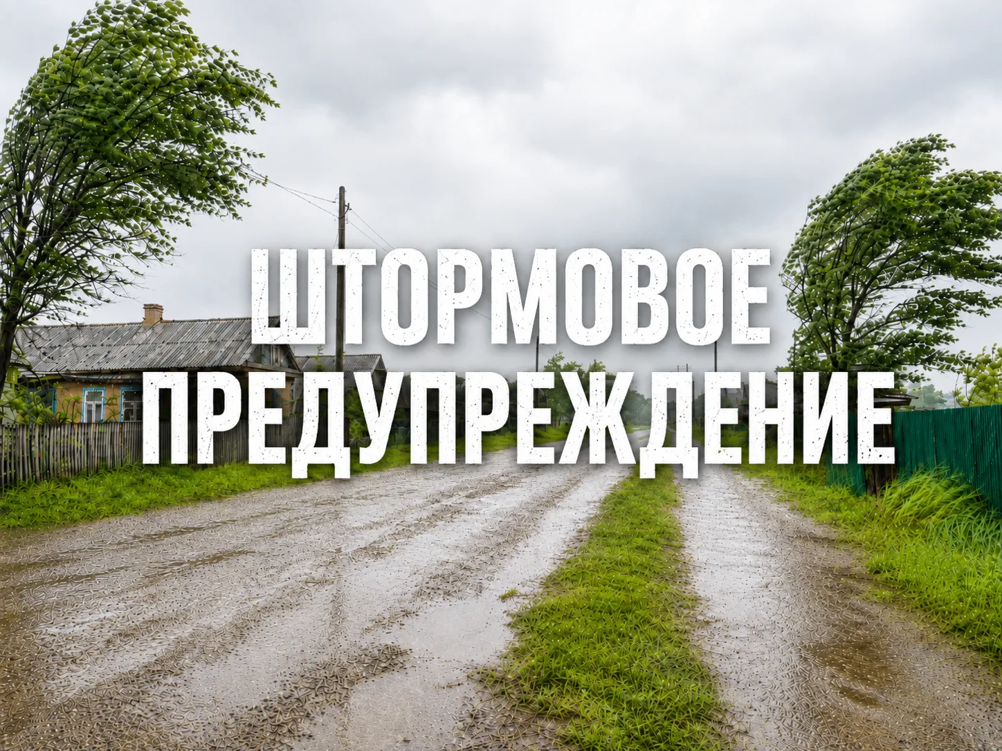 ⚠️ Штормовое предупреждение об опасных явлениях