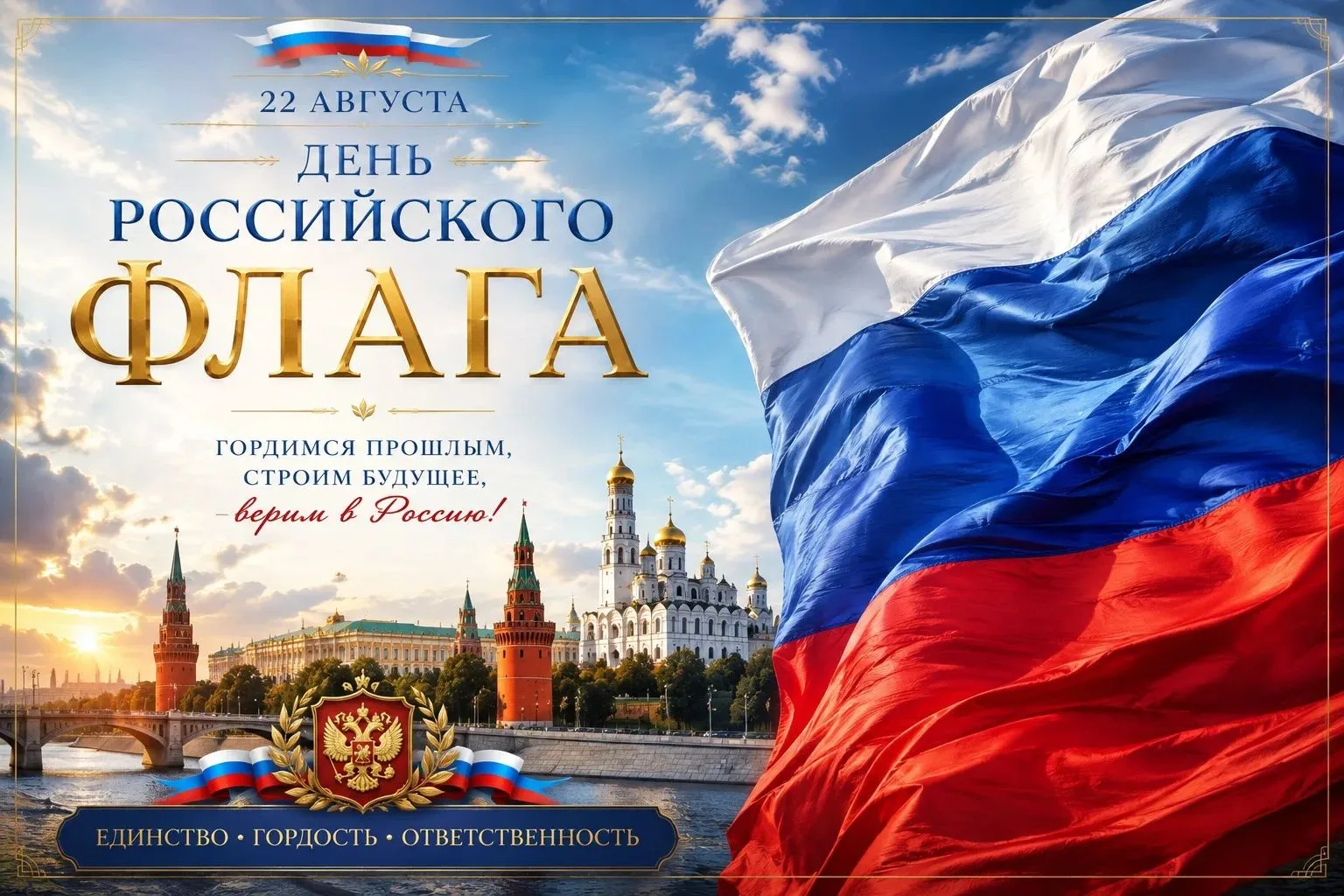 С Днём Государственного флага России! 🇷🇺