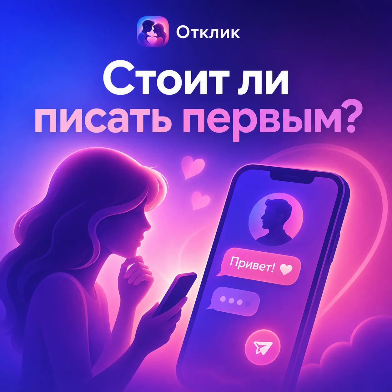 Стоит ли писать первым?