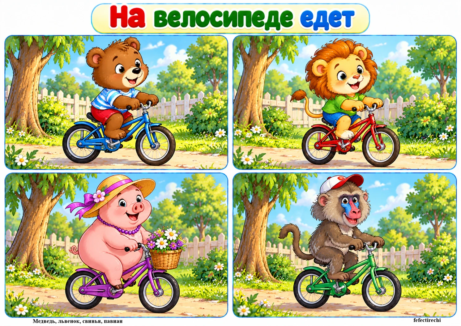 НА ВЕЛОСИПЕДЕ ЕДЕТ...