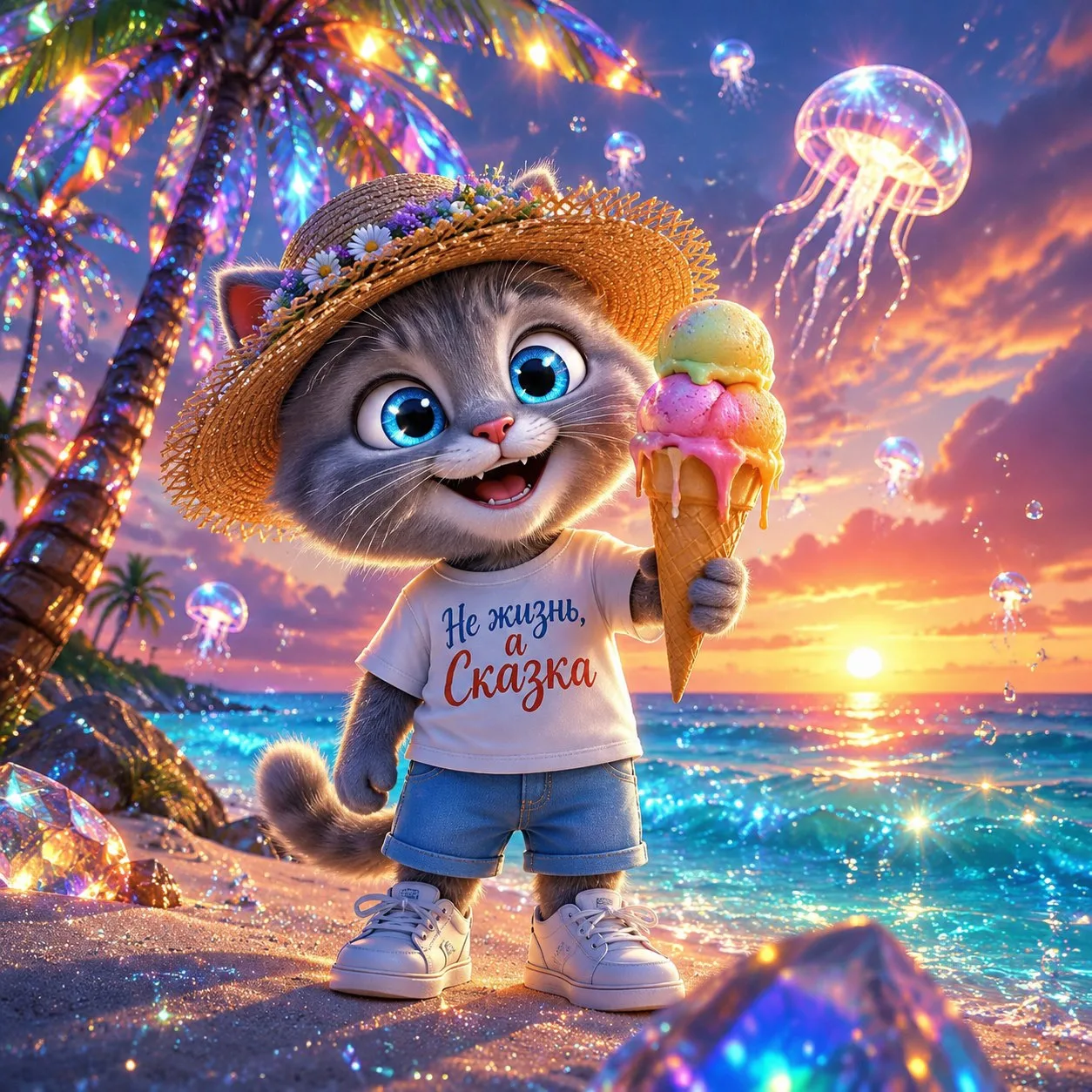 Лето — это маленькая жизнь… или большая сказка? 🍦✨