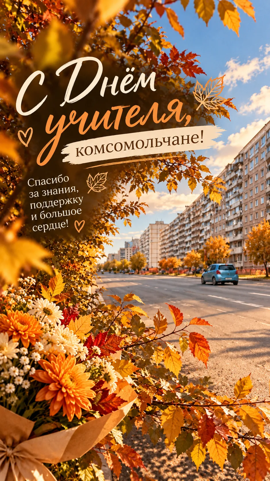 🍂 С Днём учителя, Комсомольск!