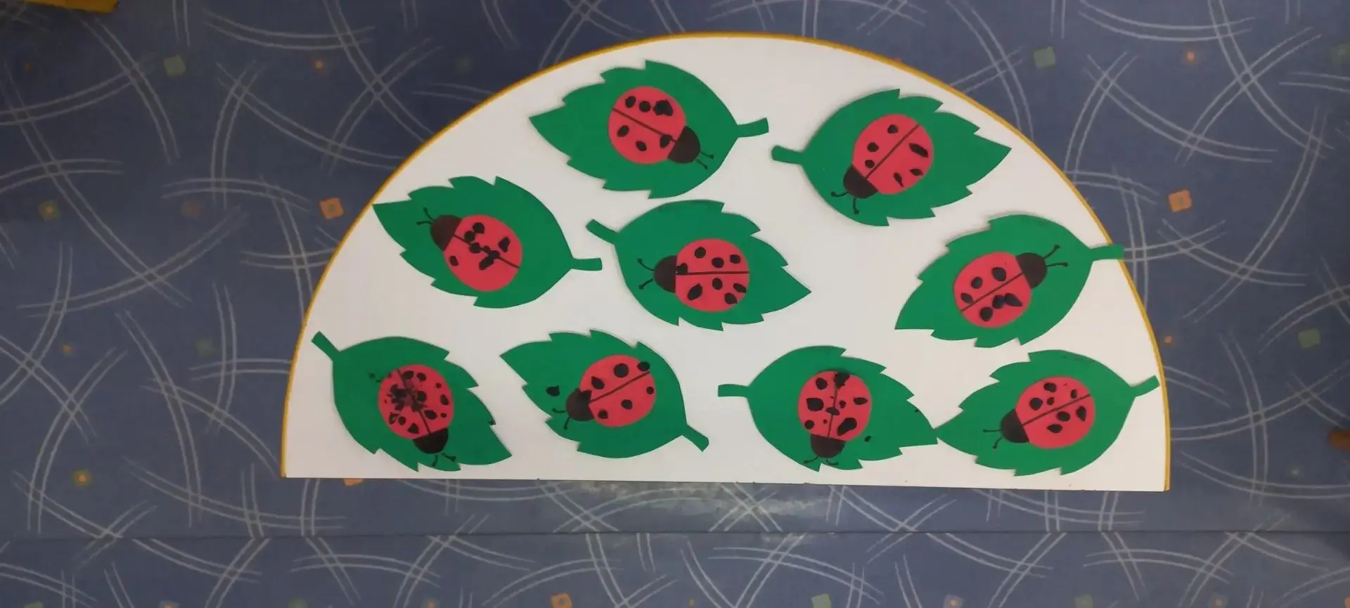 🐞Посмотрите, какие чудесные божьи коровки получились сегодня у наших самых маленьких воспитанников!