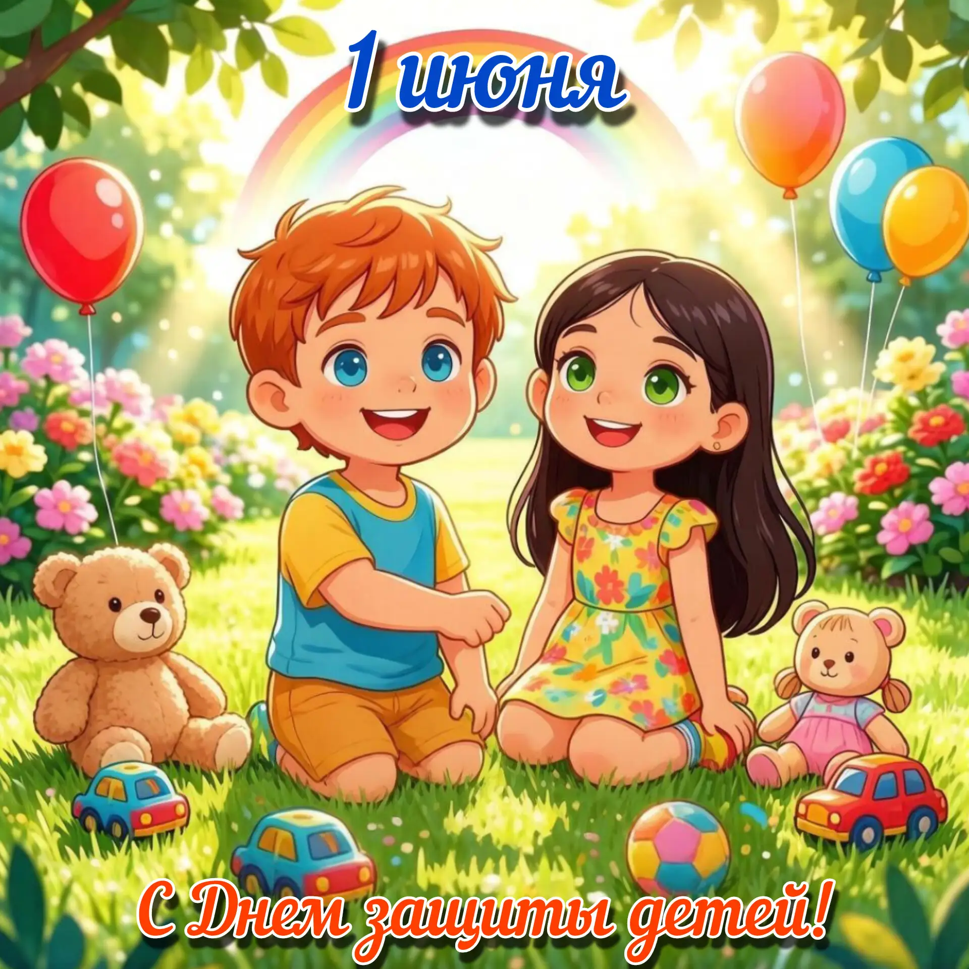 1 июня — День защиты детей! 🧸🌈