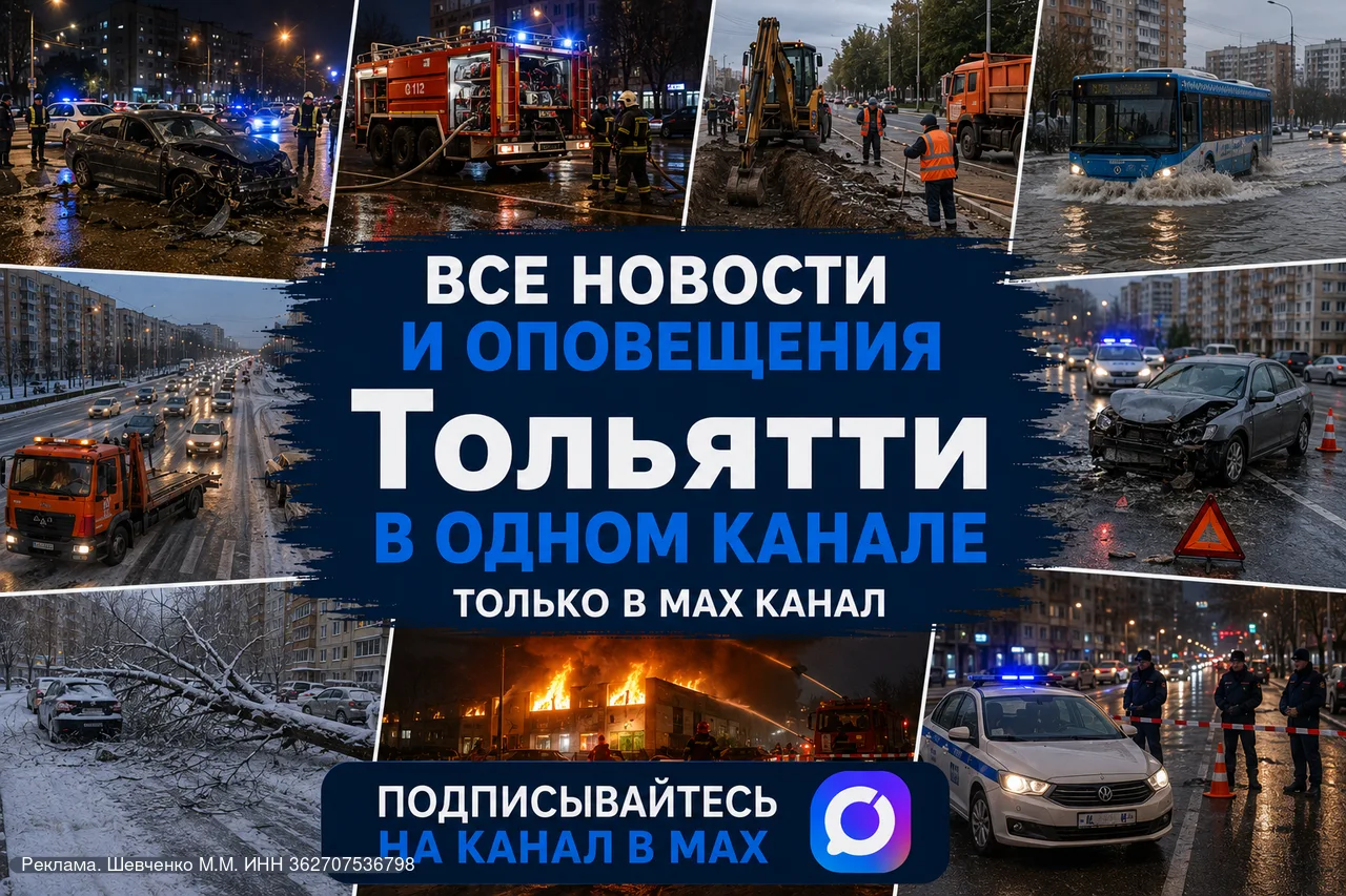 ❗️Вся оперативная информация о происходящем сейчас в Тольятти и последствиях публикуется в специальн