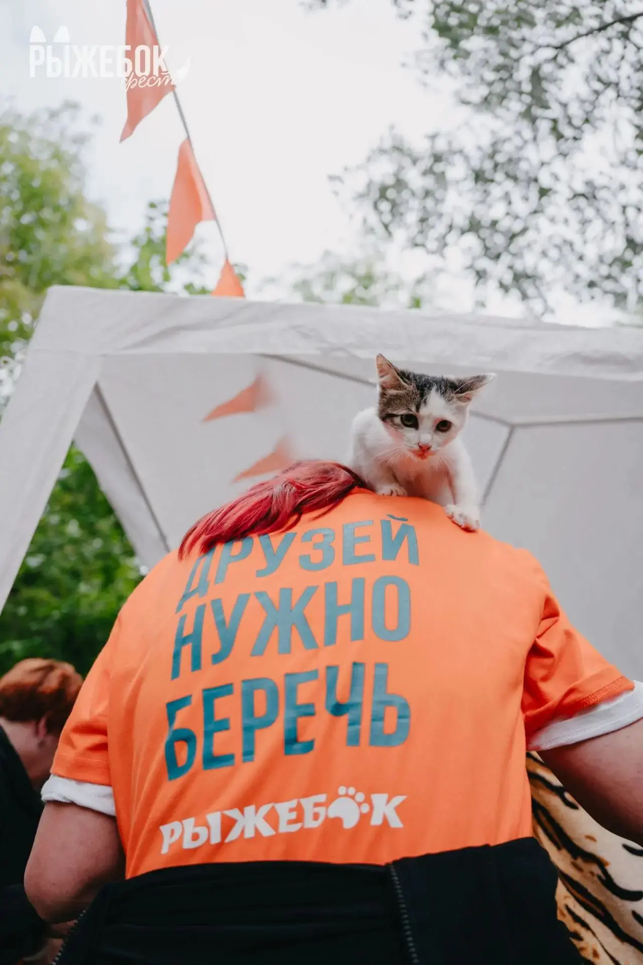 Наши ребята в эти выходные были волонтёрами на «РыжебокФесте». Есепчугова Ева, Меликова Дарья, Козло