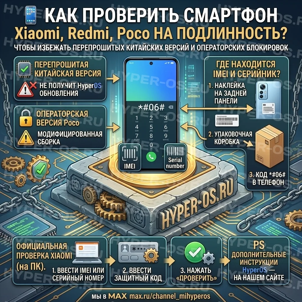 📲 Как проверить Xiaomi, Redmi или Poco на подлинность и не остаться без обновлений?
