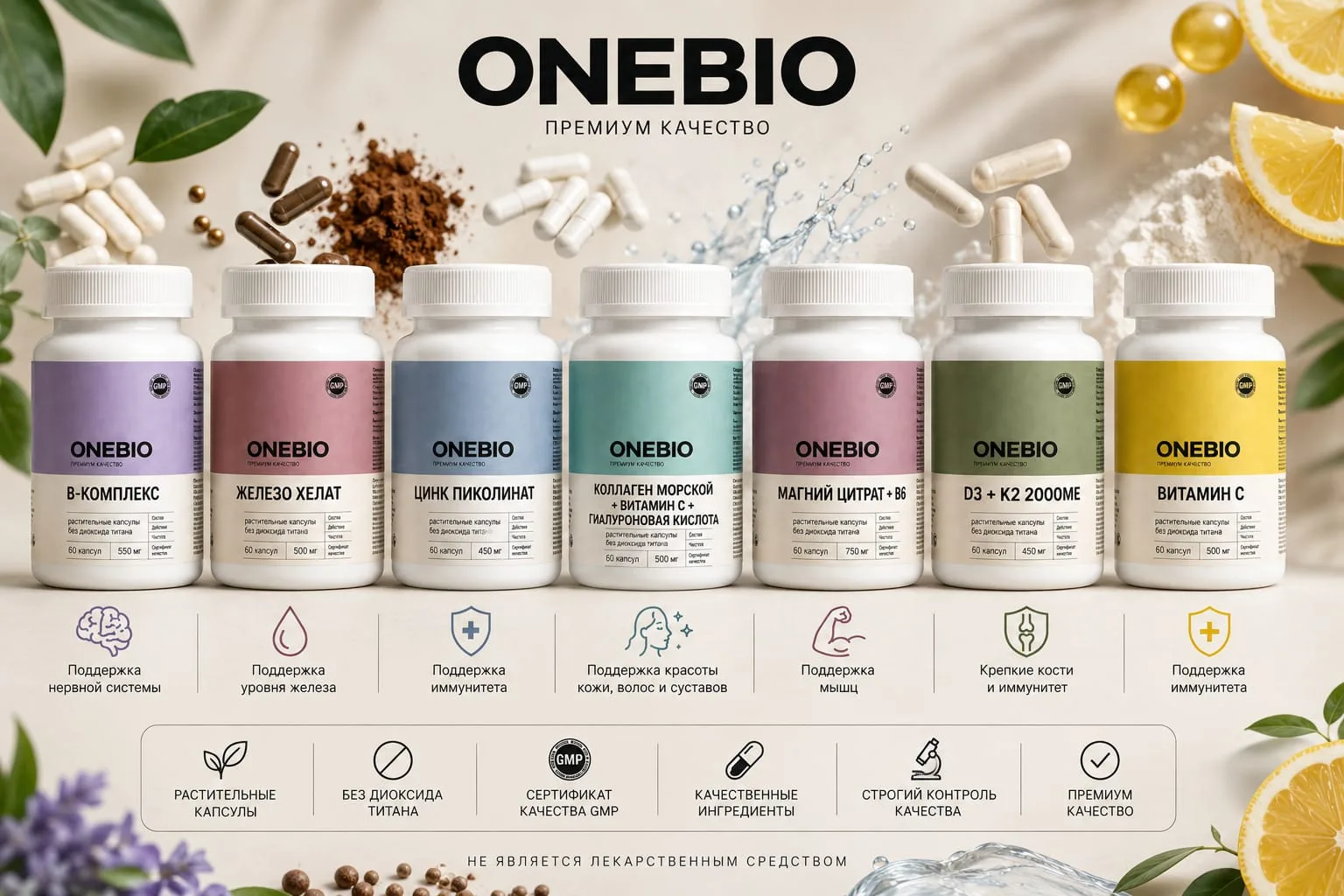 ONEBIO — премиум качество для вашего здоровья и красоты ✨

Мы создали линейку добавок, которая помог