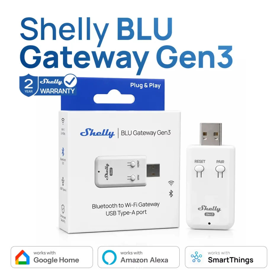 Shelly BLU Gateway Gen3:
