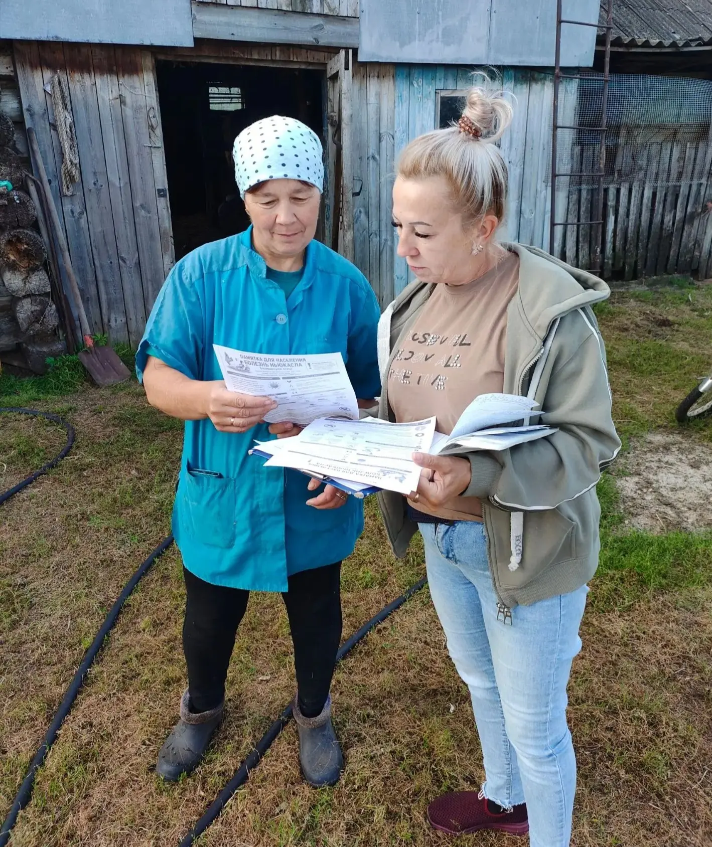 ⚡️Подворные обходы с проведением разъяснительных бесед с гражданами об опасности ВГП и ...