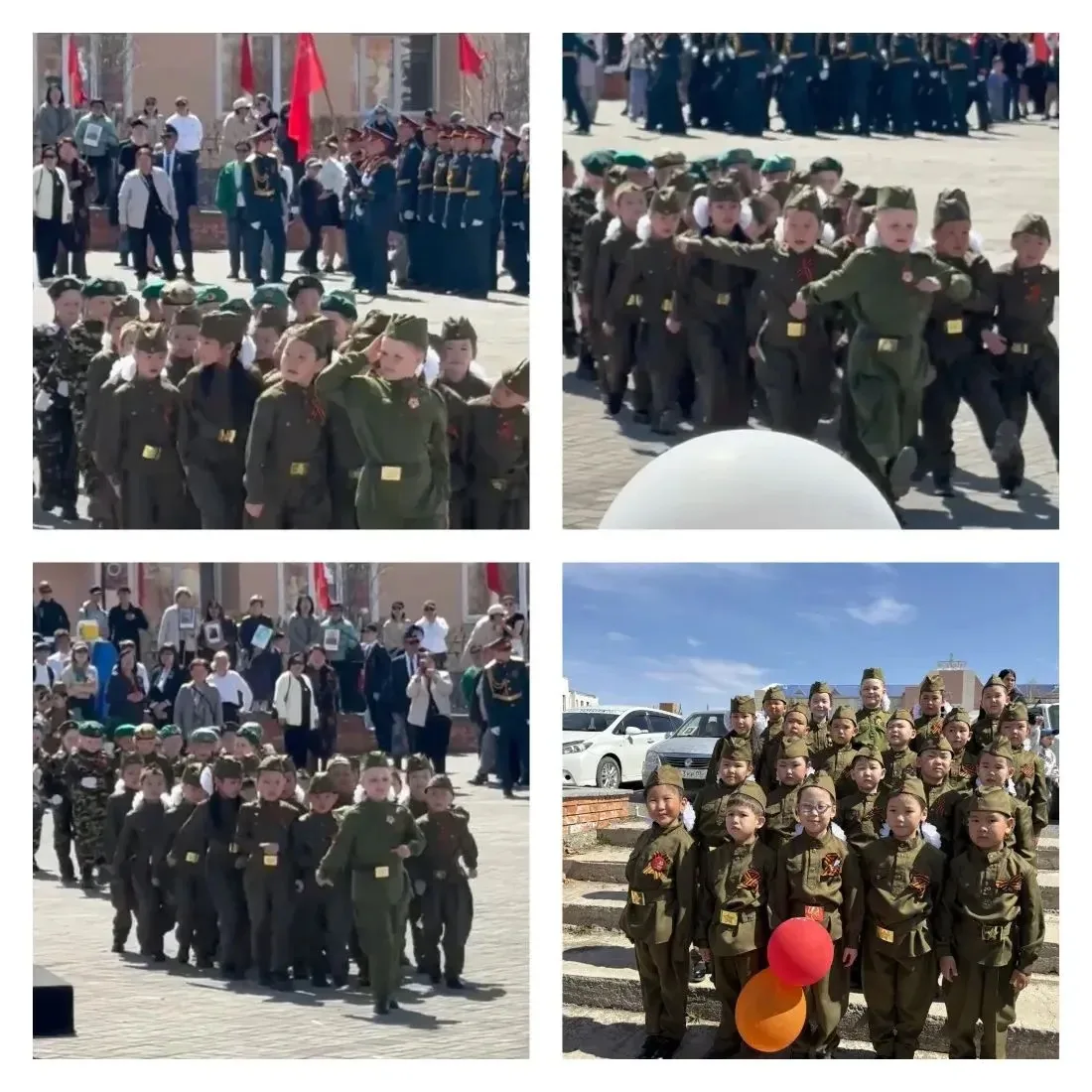 9 мая на главной площади посёлка, приняли участие в праздновании, посвященное 81 годовщ...