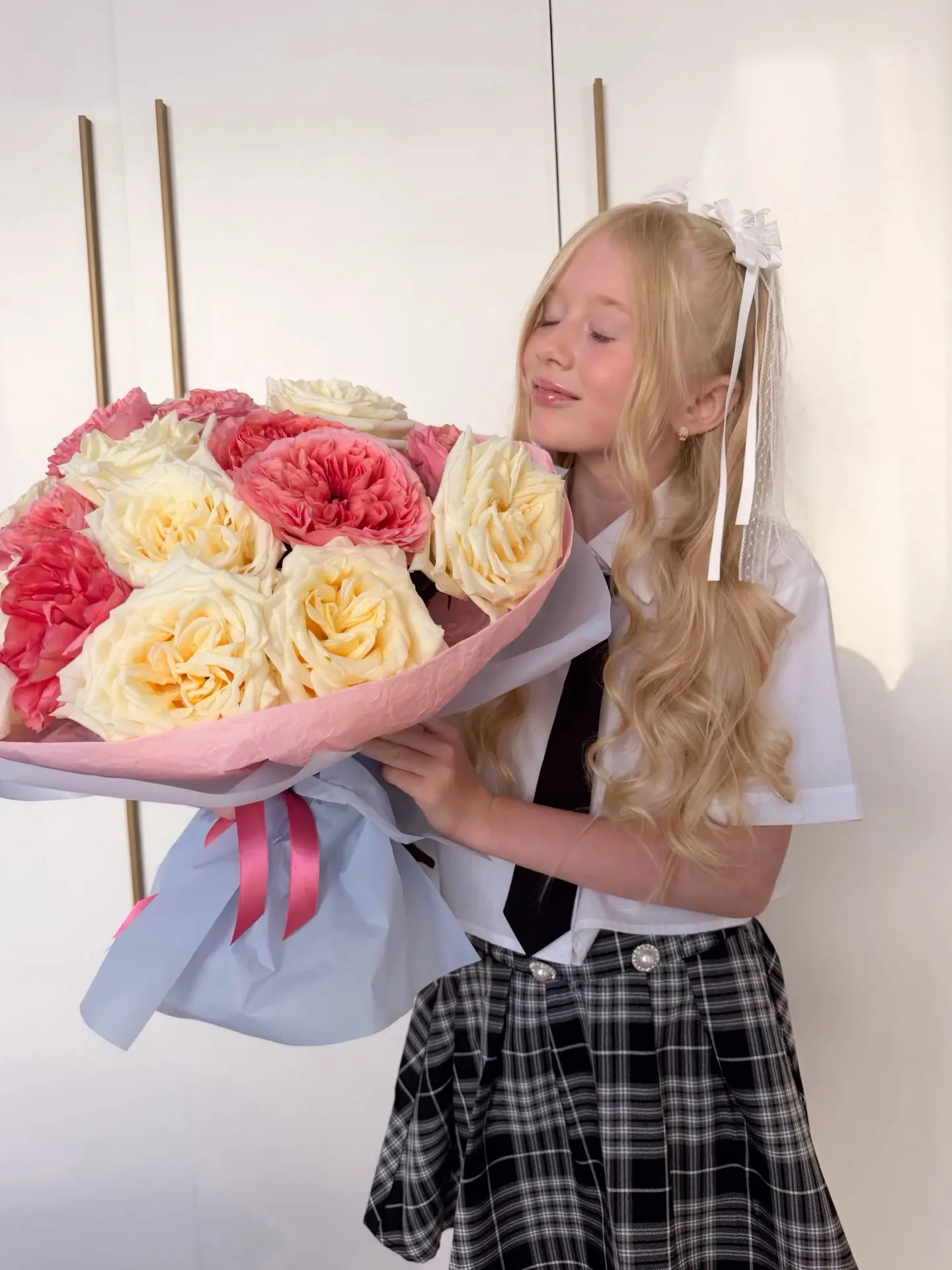Привет 5 класс и старшая группа в садике👌🏻🌸