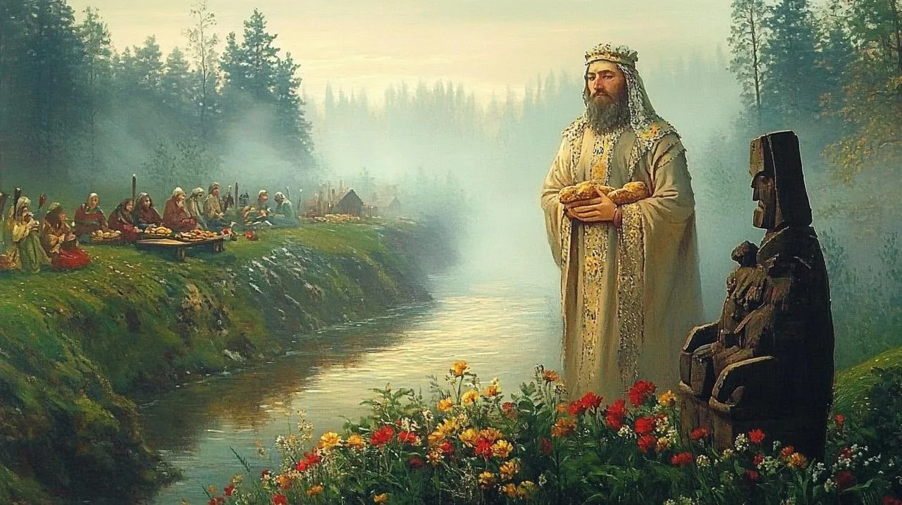 Славяне верили, что реки — это живые существа, которые несут память мира. Если что-то упадёт в воду,