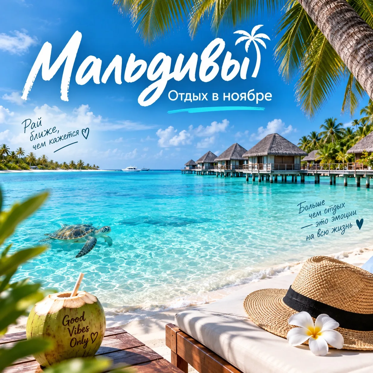 Мальдивы. Отдых в ноябре 🌴