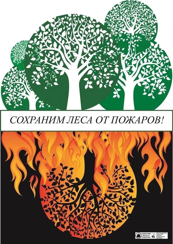 Лес – это жизнь, лес – это дом, будь осторожен в лесу с огнём!