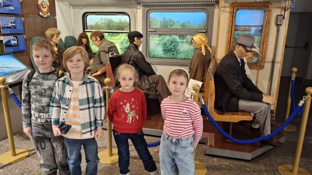 🚂  От паровоза до сапсана: что увидели ученики 1А и 3 А в музее Московской железной дороги?  🚃 Ребят