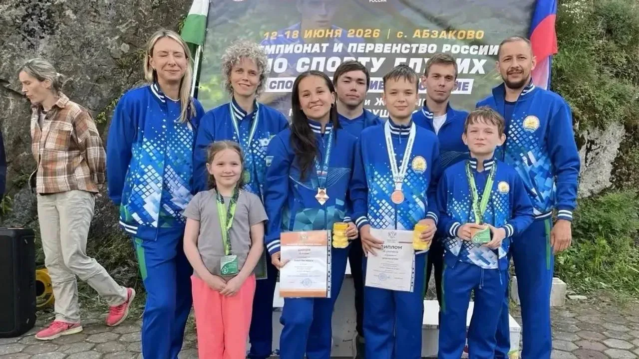 Өфөнән ориентирсылар Давид Каличак менән Семен Пискунов һаңғырауҙар араһында спорт ориентиры буйынса