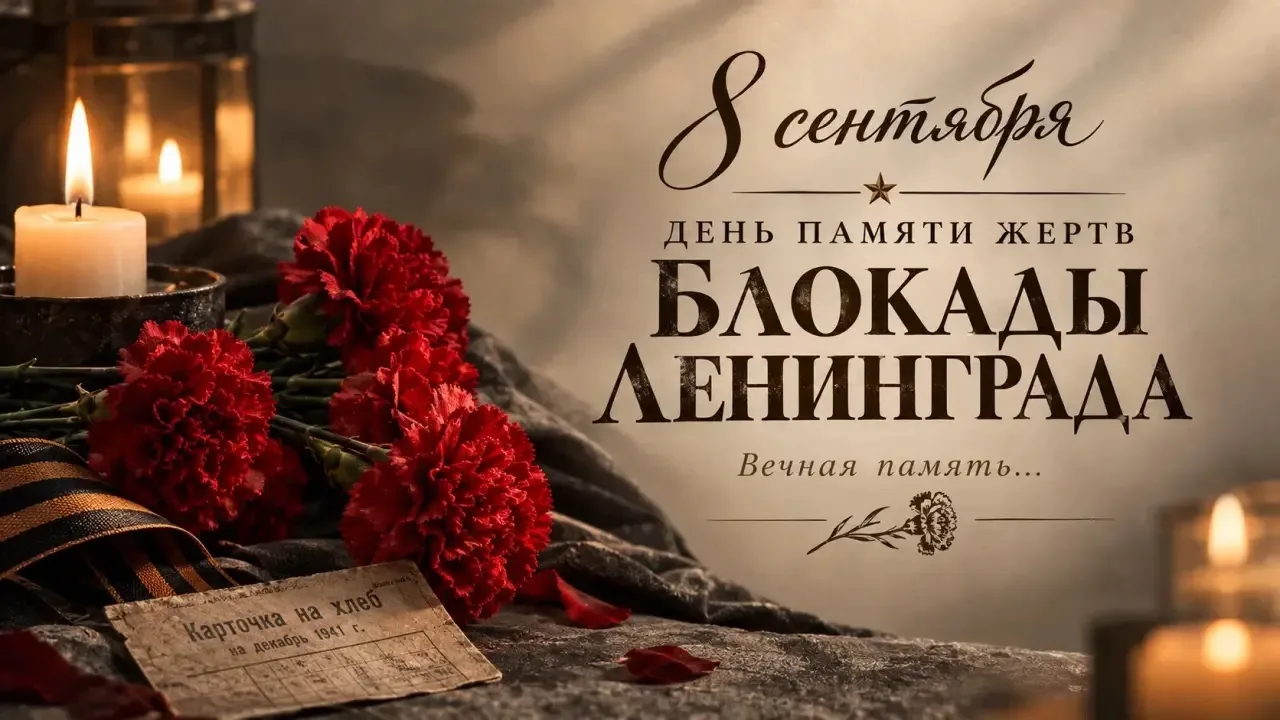 🕯️8 сентября — День памяти жертв блокады Ленинграда.