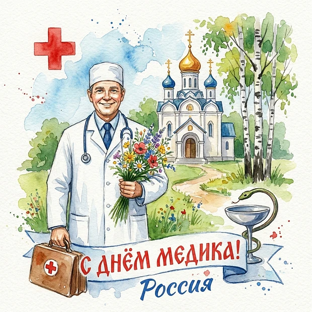 ✅ ✅  21 июня –День медицинского работника