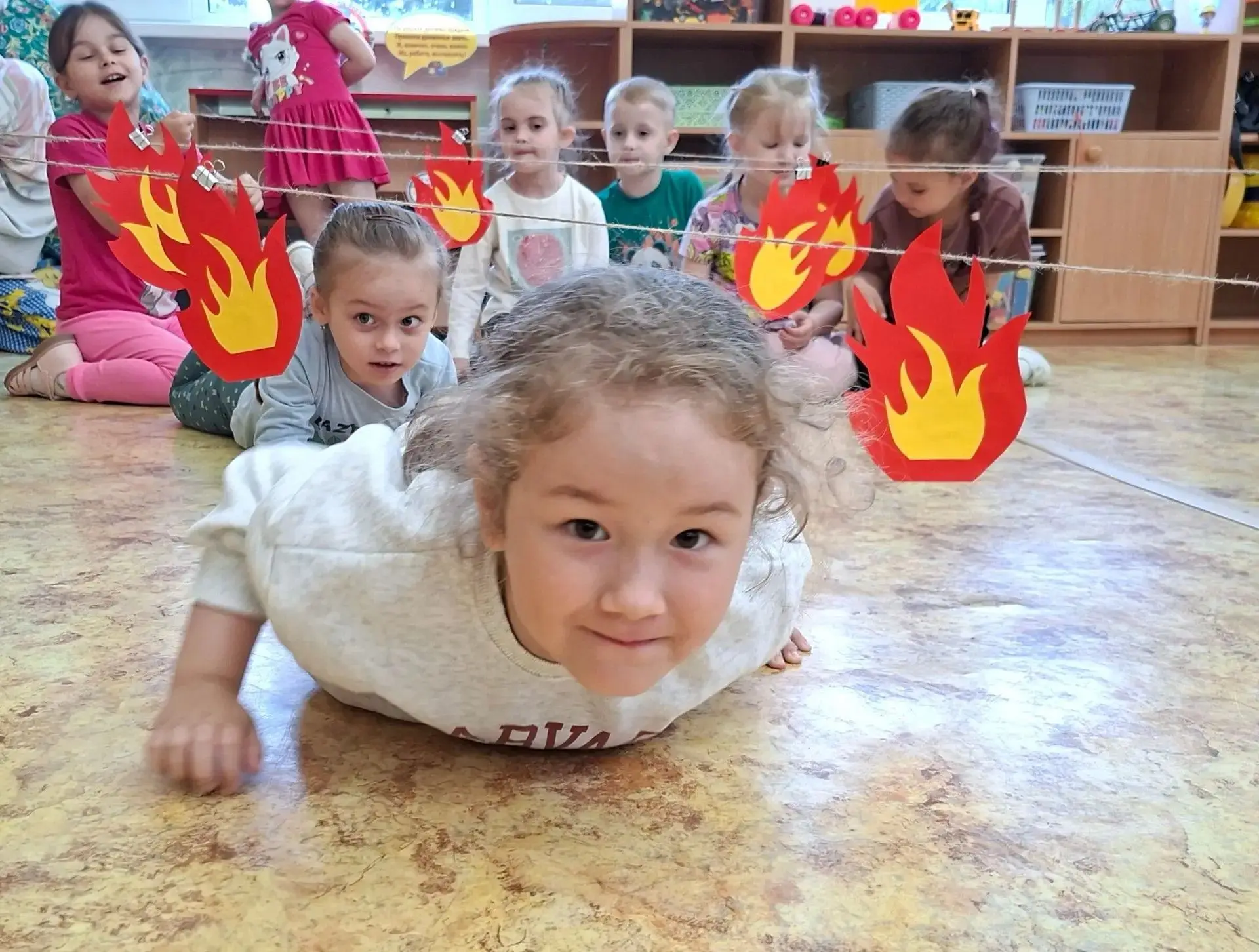 🚒 В группах «Лукоморье» и «Фиксики» царила атмосфера настоящих спасателей! 🔥🚒 Ребята с огромным и