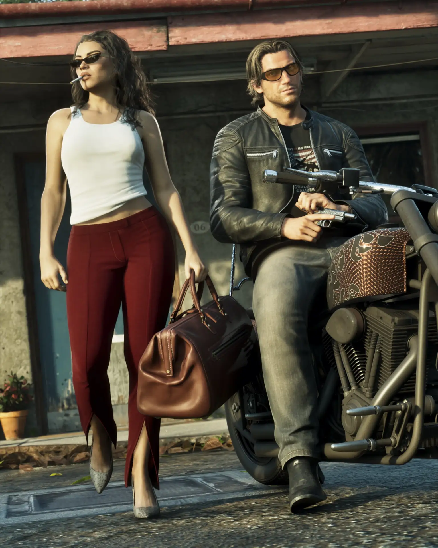 И ещё парочка скриншотов GTA VI