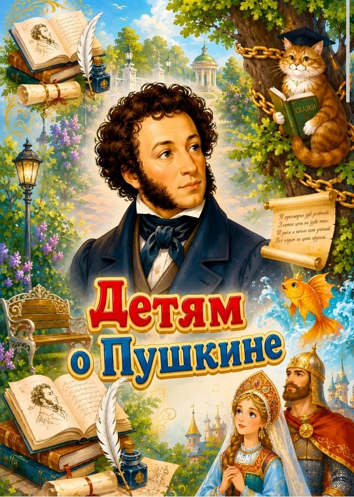 Детям о Пушкине