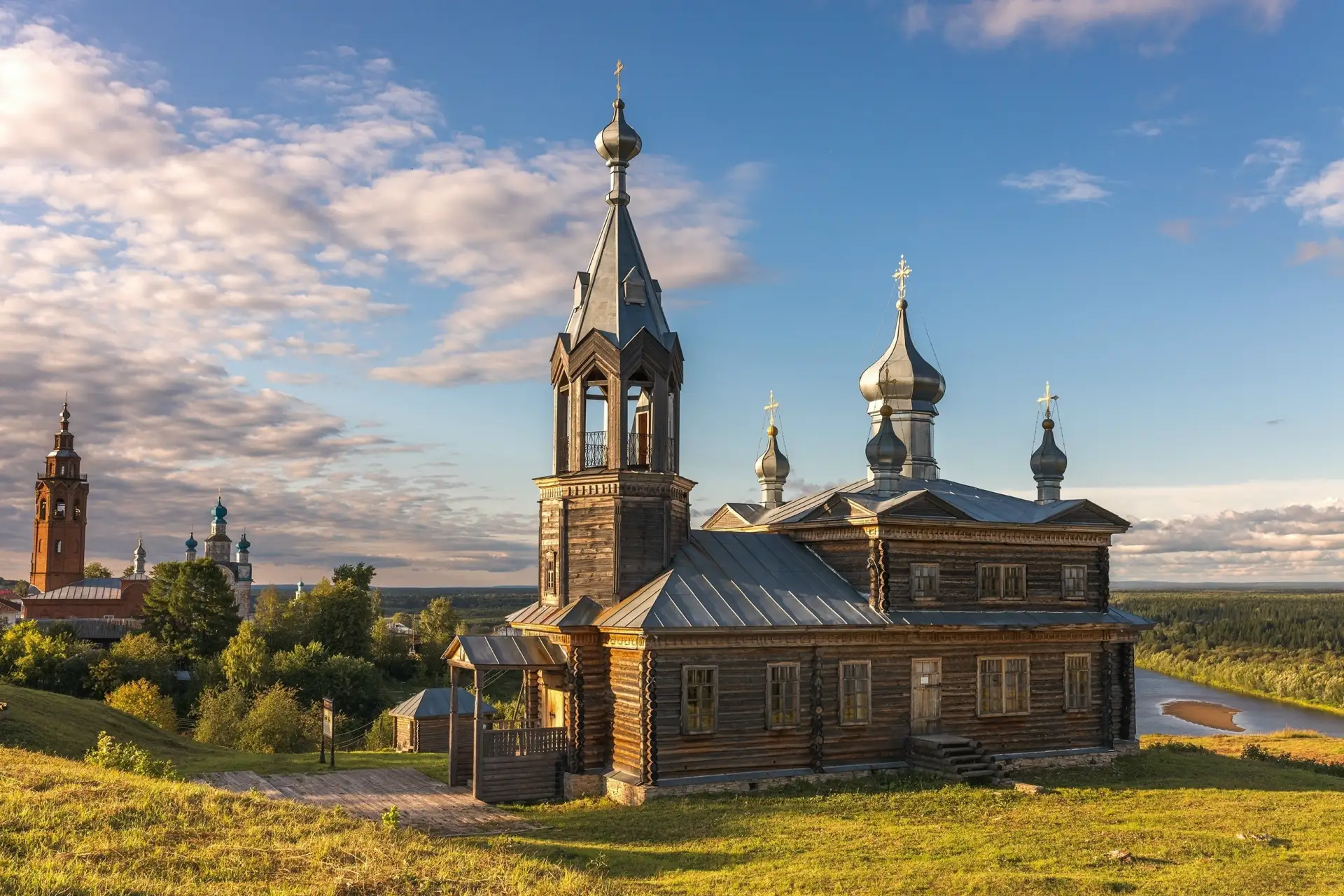 ☀ Старинная Чердынь в лучах солнца. Пермский край.