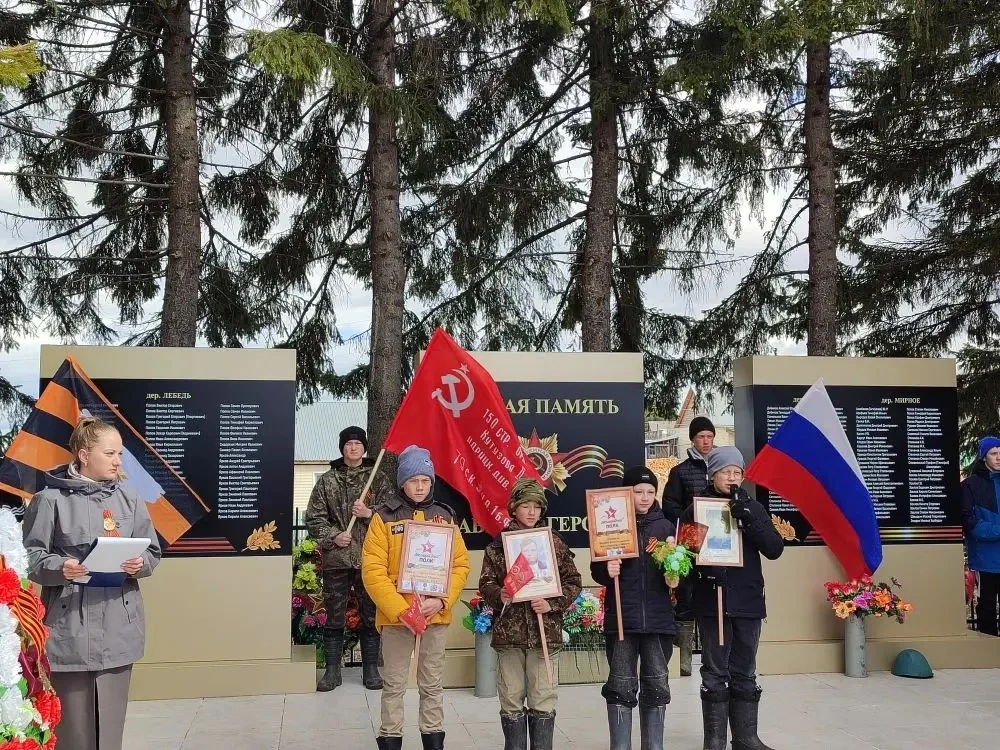 В посёлке Бахта прошёл торжественный митинг, посвящённый 81-й годовщине Великой Победы