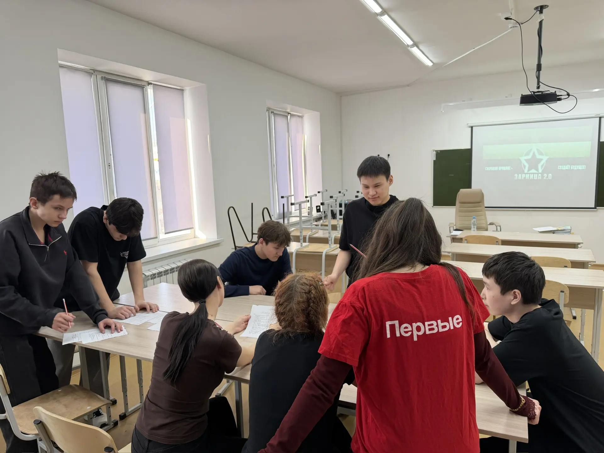 🇷🇺 🏆 «Зарница 2.0» 🏆 🇷🇺  📝 28 февраля в нашей школе прошел школьный (отборочный) этап Всероссийской 