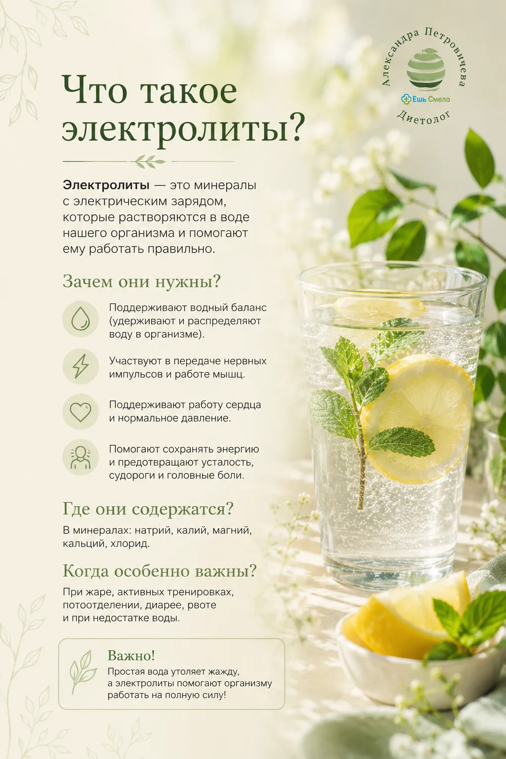 В жару это важно!!!