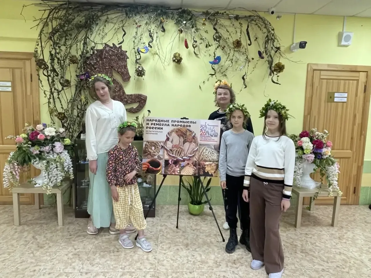 В Эколого-биологическом центре, в объединении «Арт-Флорист», прошло по-настоящему вдохновляющее заня