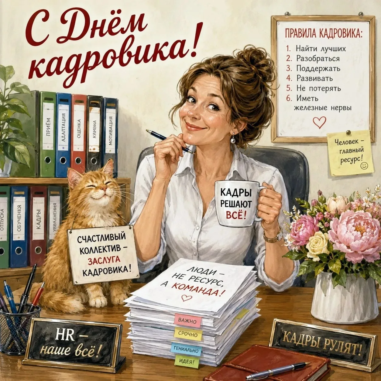 📋✨ 24 мая — День кадровика России ✨🤝
