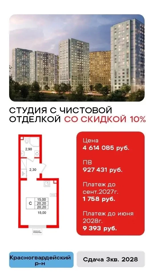 Расчеты по траншевой ипотеке. Комфортный платеж , на период стройки .
