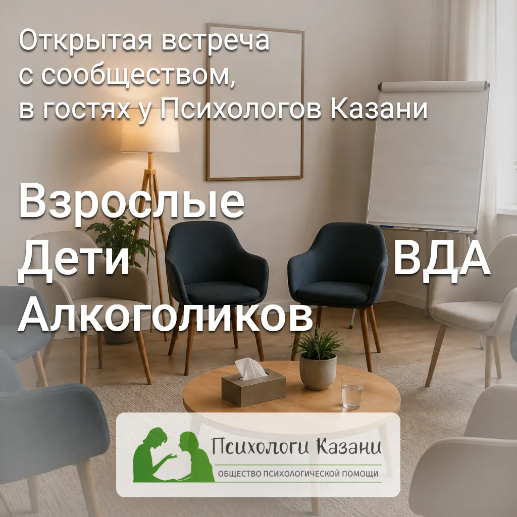 1 июня 2026 года АНО Психологи Казани приглашает вас на открытую встречу с сообществом ...