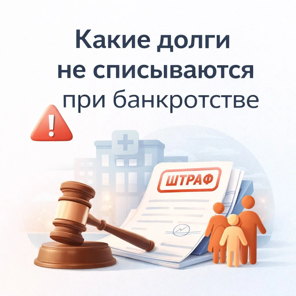 Какие долги не списываются при банкротстве❗️