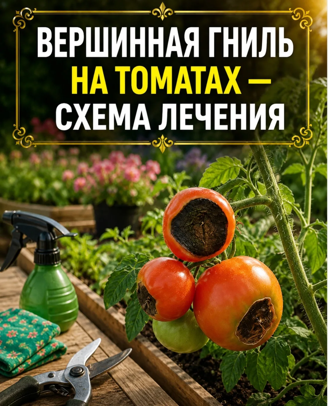 Вершинная гниль на томатах