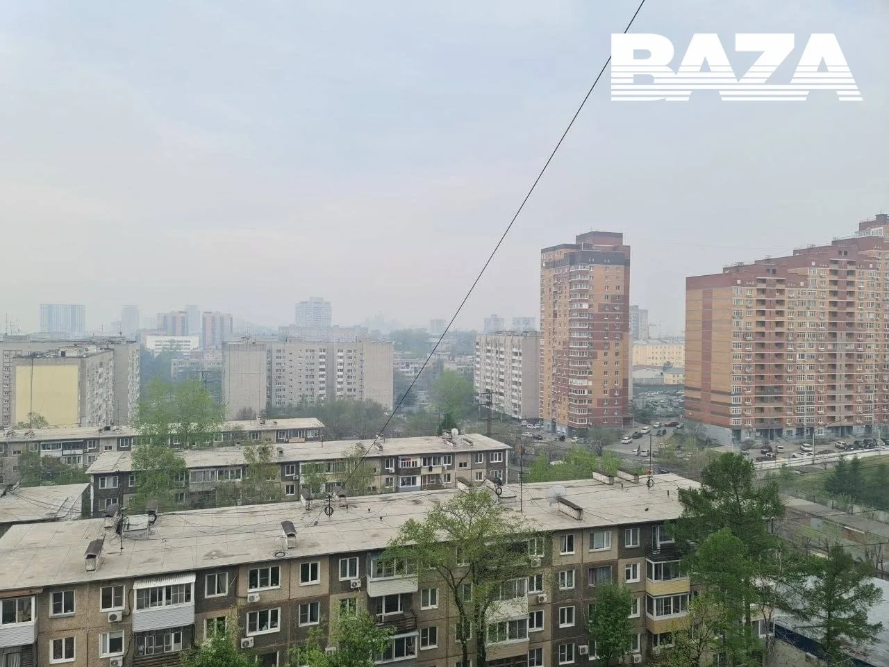 Хабаровск уже третий день в плотной дымке   Сразу в нескольких регионах полыхают леса, и гарь уверен